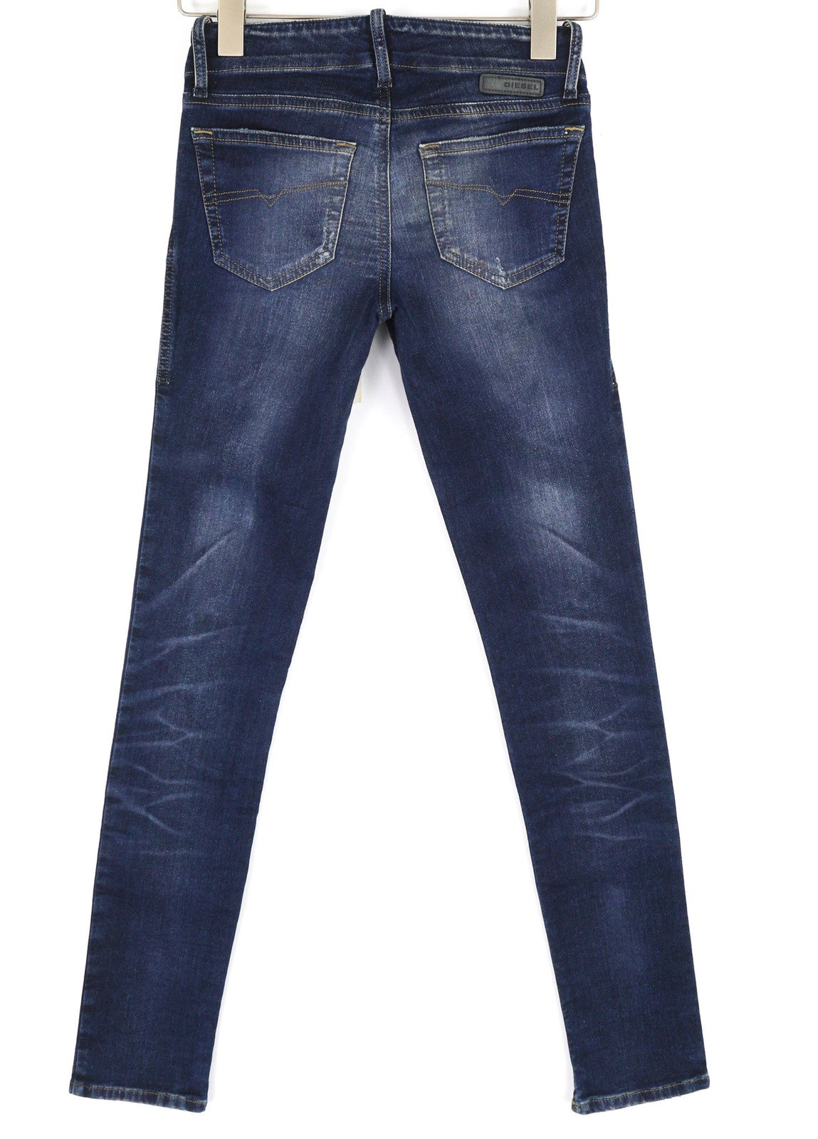DIESEL Grupee-Ne 0607U Women's Jeans W23 Jogg Sweat Skinny Blue Stretch RRP250
