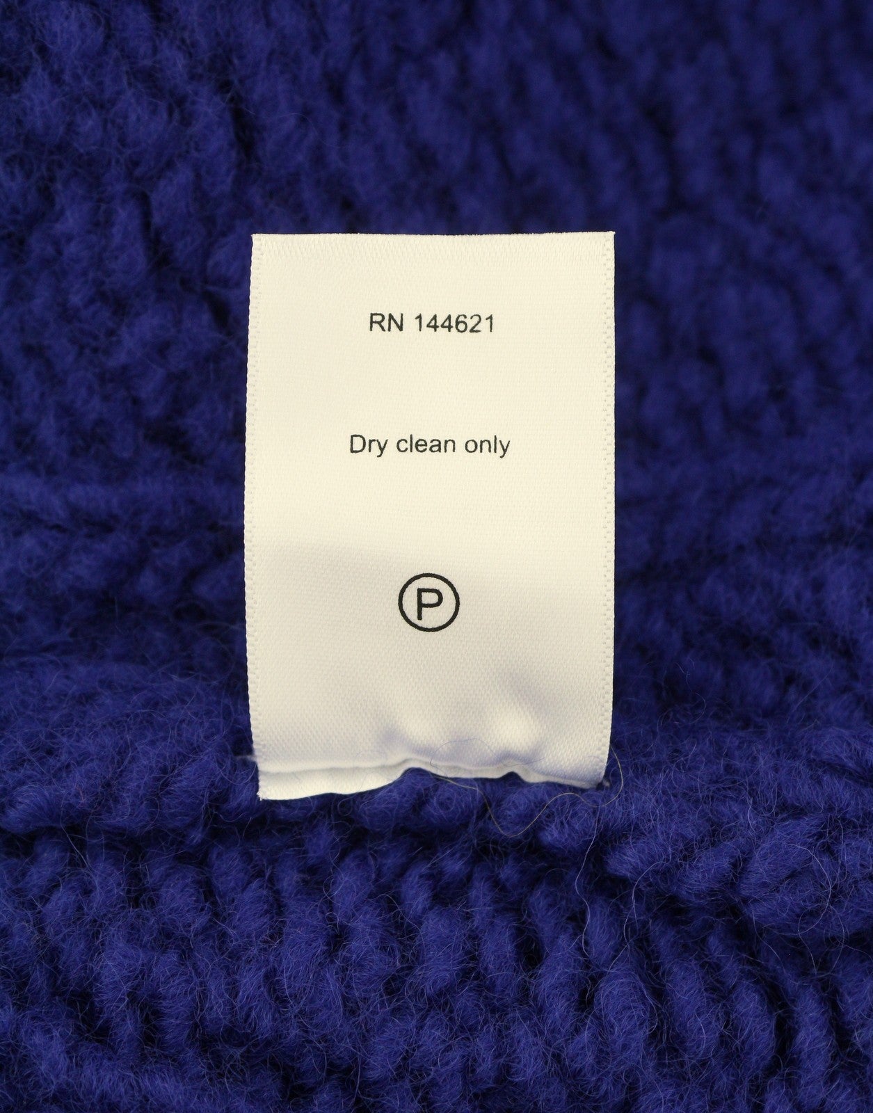 R13 Aran Sweater Women Dress S Blue Wool Cable-Knit Thick Long Sleeve RRP855