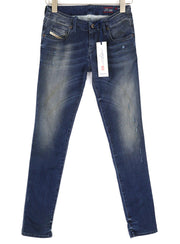DIESEL Grupee-Ne 0662L Women's Jeans W25 Jogg Sweat Skinny Washed RRP250