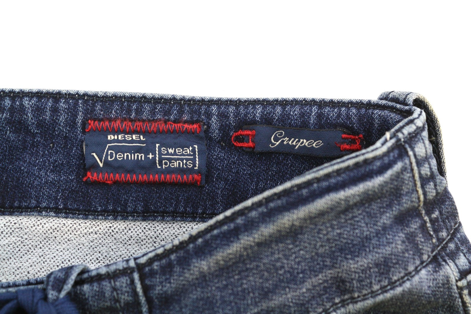 DIESEL Grupee-Ne 0662L Women's Jeans W25 Jogg Sweat Skinny Washed RRP250