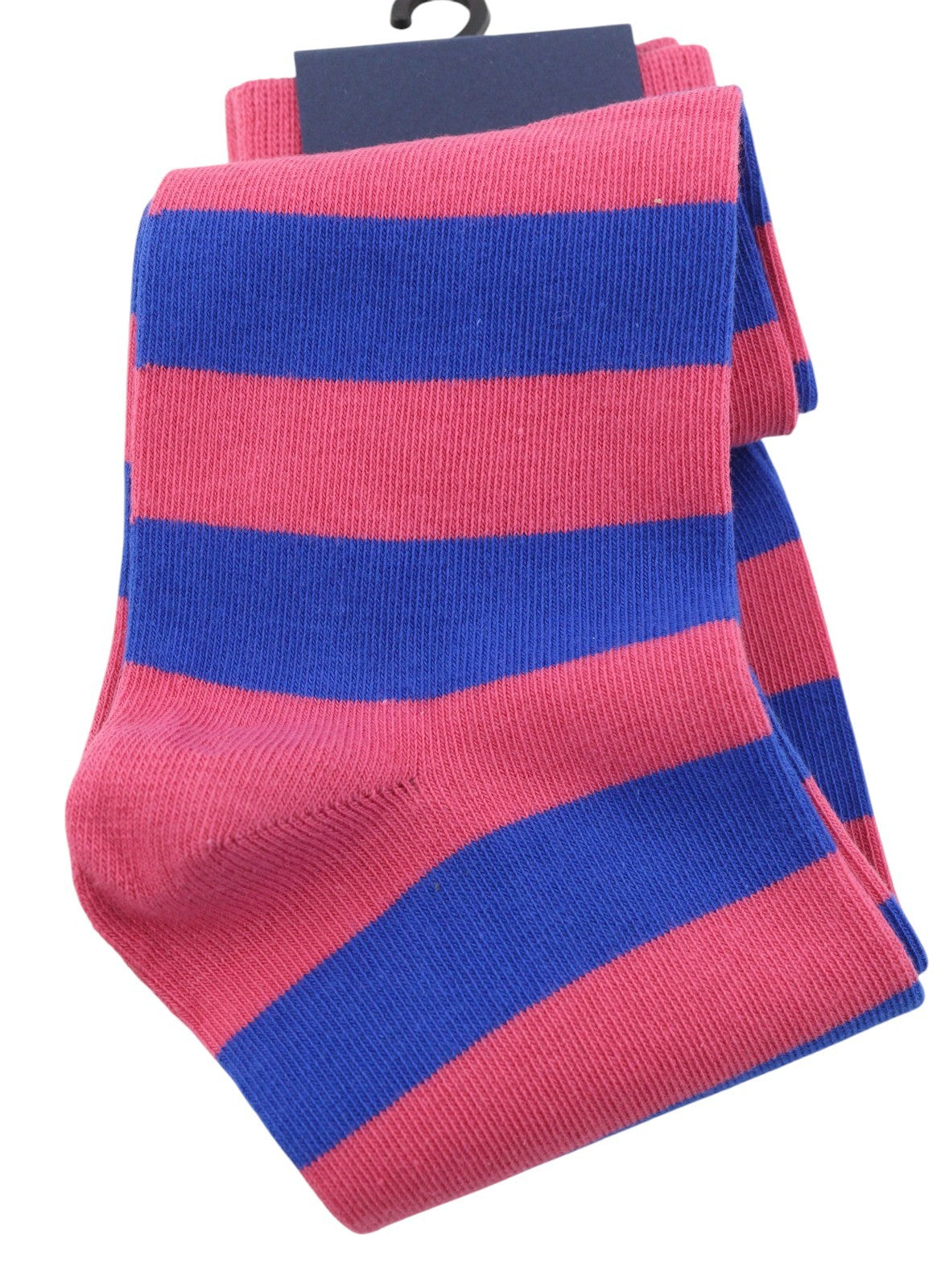 GANT 1 Pack Contrast Barstripe Women Socks OS Rapture Rose Knit Stretch Unisex