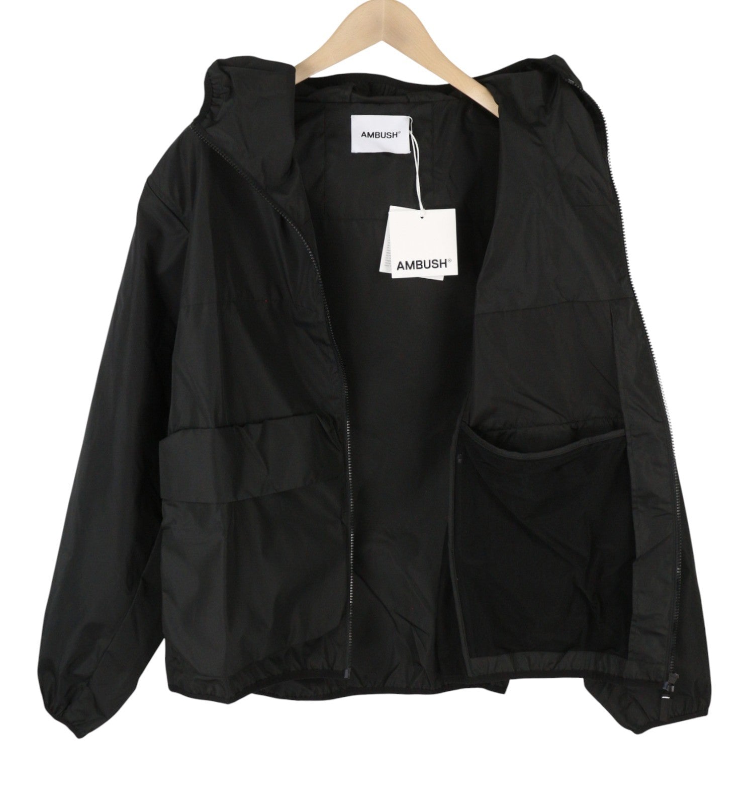 AMBUSH Packable Hoodie Men Jacket L Windbreaker Air Vent Lightweight RRP754