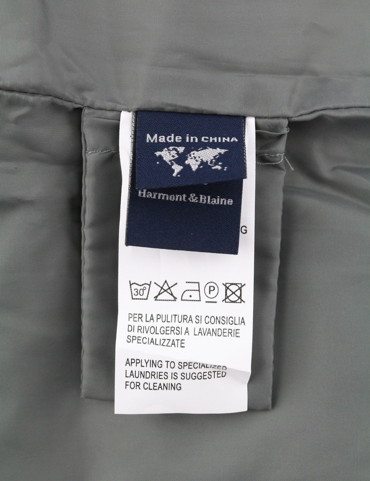 HARMONT & BLAINE Trapuntata Multi Tasca Men Jacket L Black Padded Button RRP337