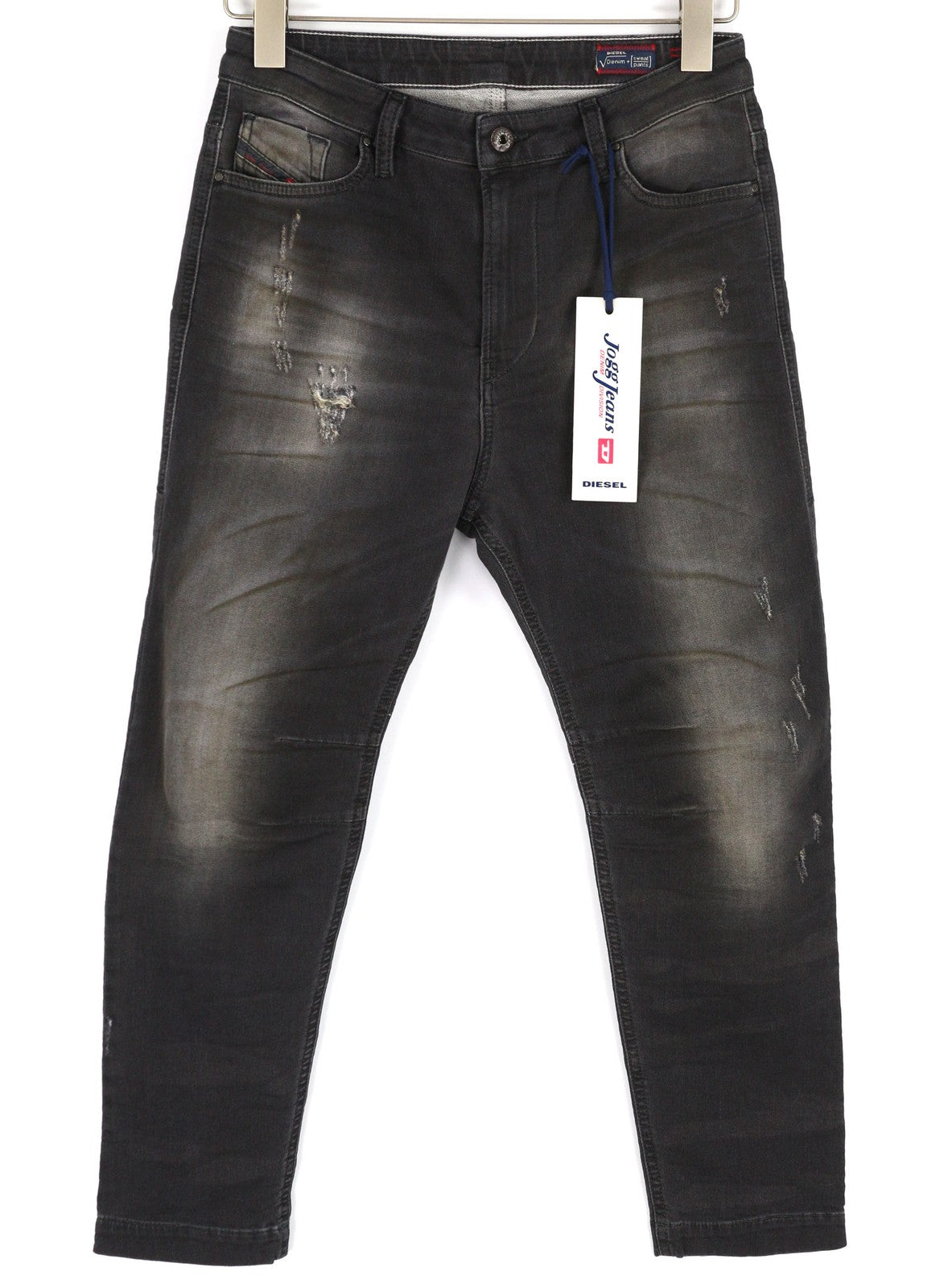 DIESEL Eazee-Ne 0835B Women's Jeans W25 Jogg Ripped Distressed Slim RRP200