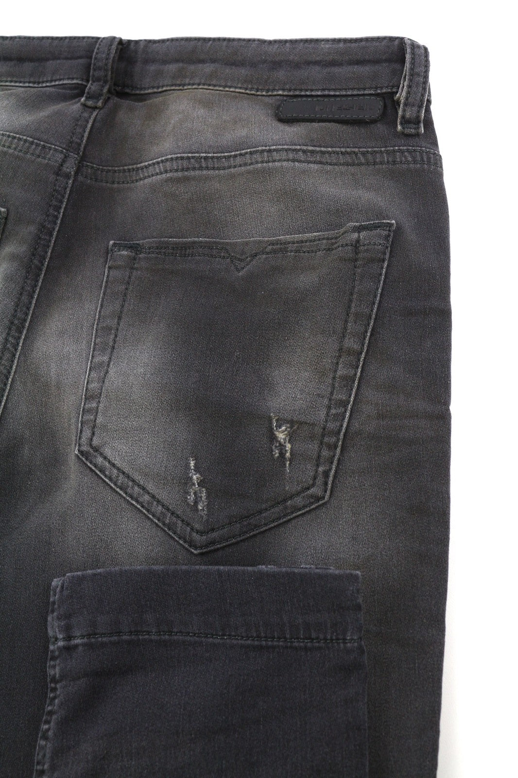 DIESEL Eazee-Ne 0835B Women's Jeans W25 Jogg Ripped Distressed Slim RRP200