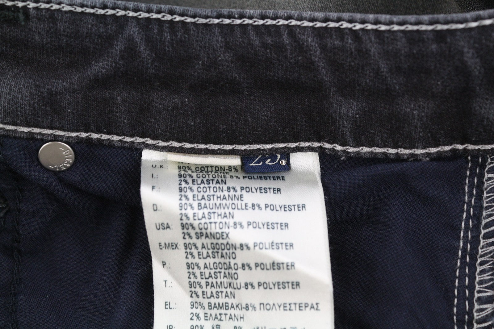 DIESEL Eazee-Ne 0835B Women's Jeans W25 Jogg Ripped Distressed Slim RRP200