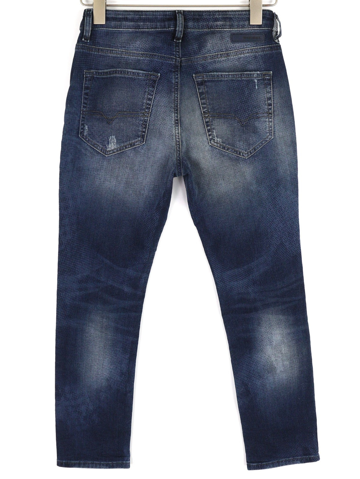 DIESEL Rizzo-Ne 0666W Women's Jeans W23 Jogg Distressed Ripped Blue RRP250