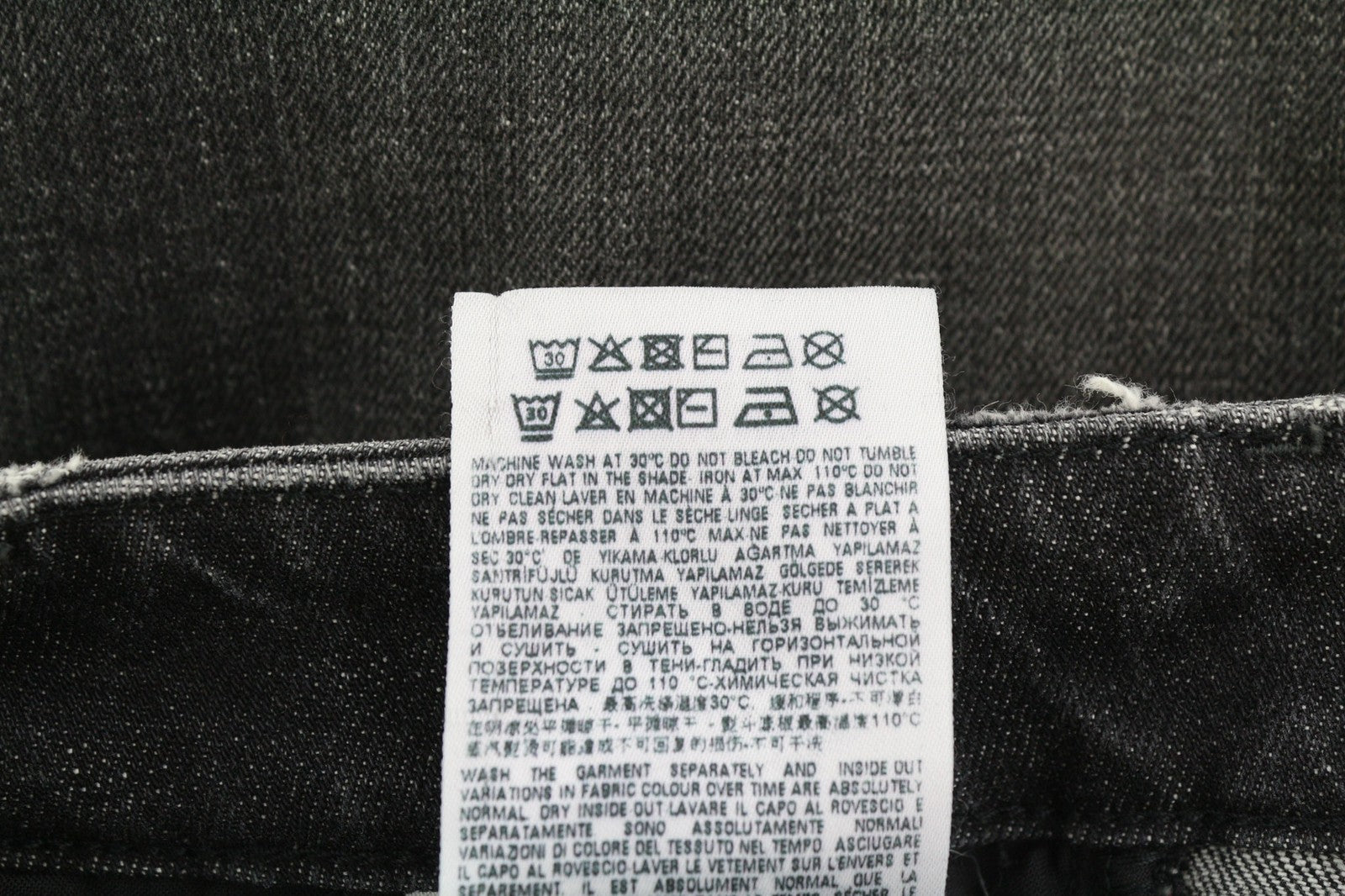 DIESEL D-Joy 09B12 Women's Jeans W26/L32 Slim Stretch Washed Black RRP175