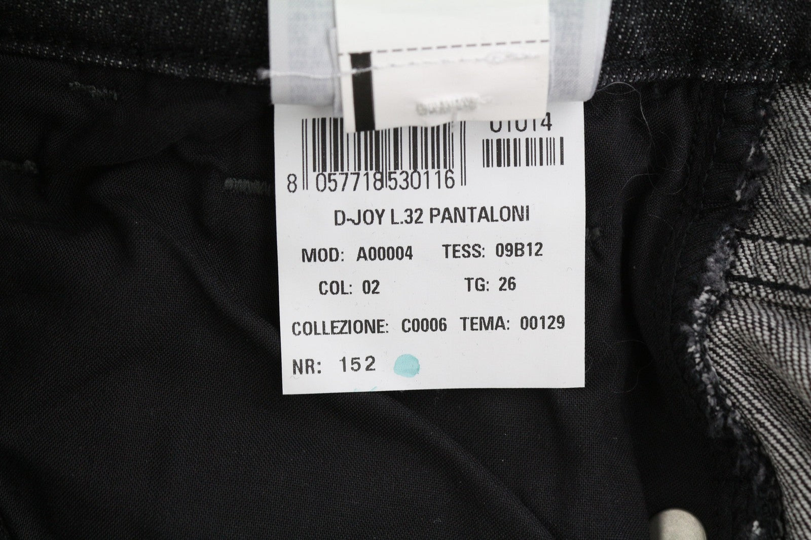 DIESEL D-Joy 09B12 Women's Jeans W26/L32 Slim Stretch Washed Black RRP175