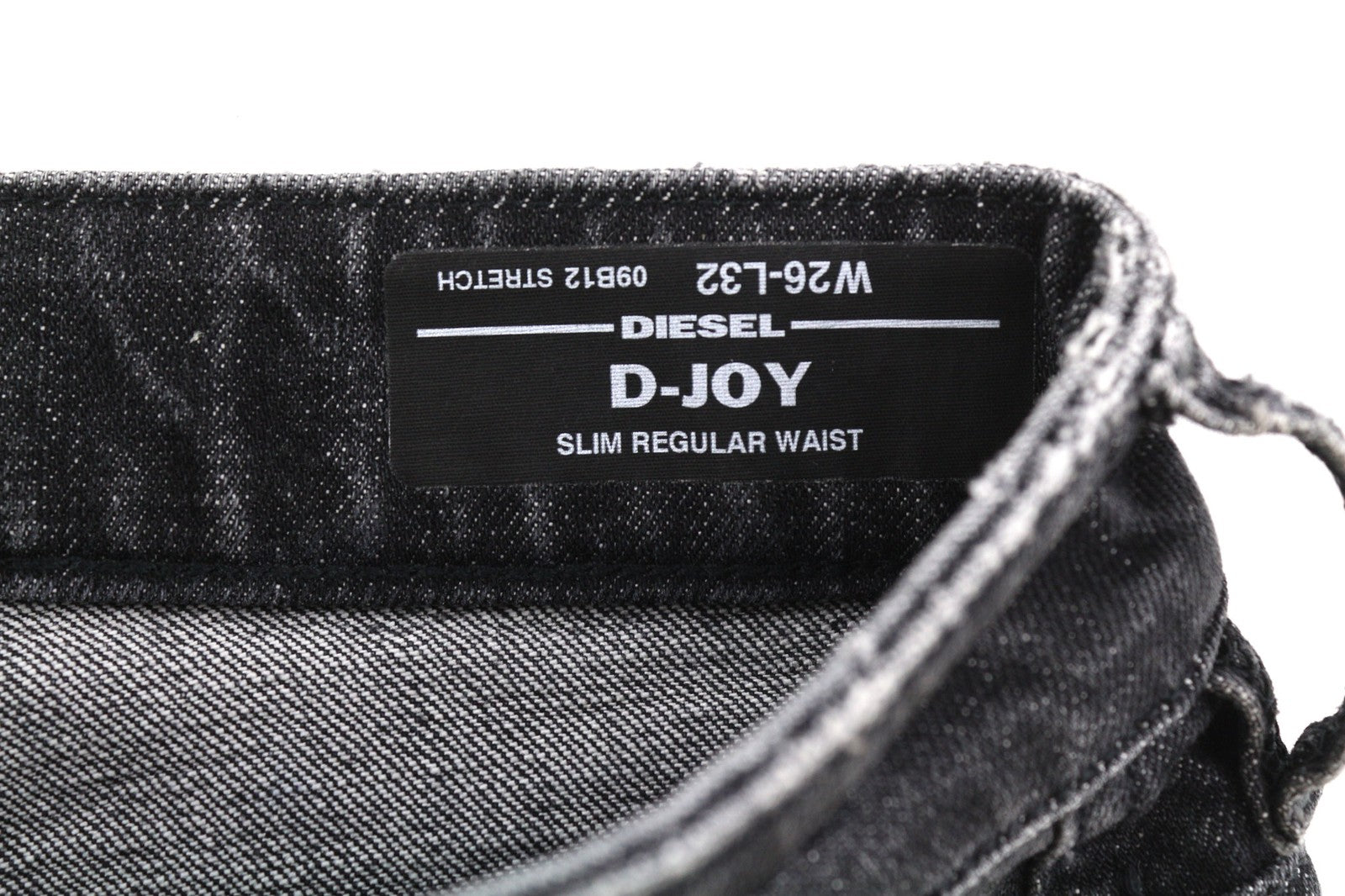 DIESEL D-Joy 09B12 Women's Jeans W26/L32 Slim Stretch Washed Black RRP175