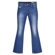 DIESEL Lowboot 0830E Women's Jeans W26/L32 Low Waist Bootcut Slim Stretch Blue