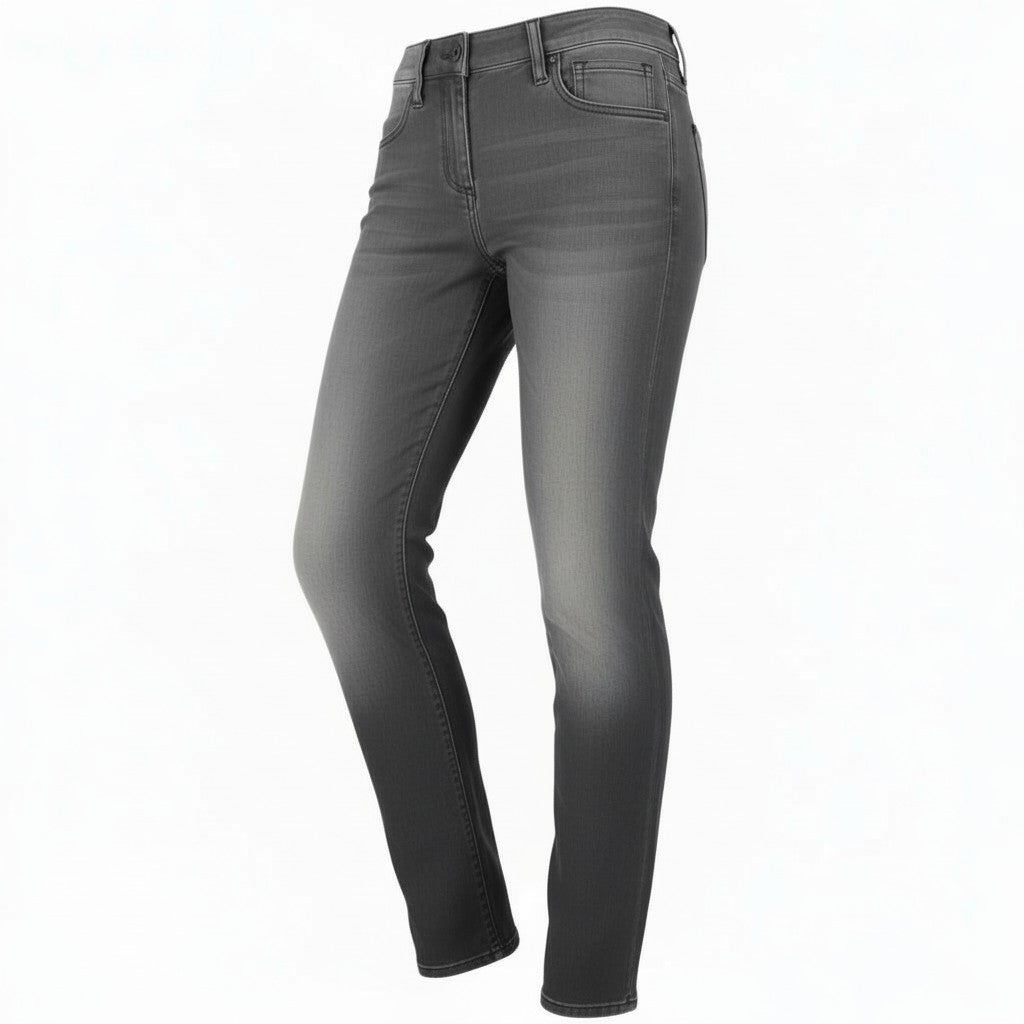 DIESEL Livier 0RE50 Women's Jeans W24 Low Waist Super Slim Grey Stretch Fit