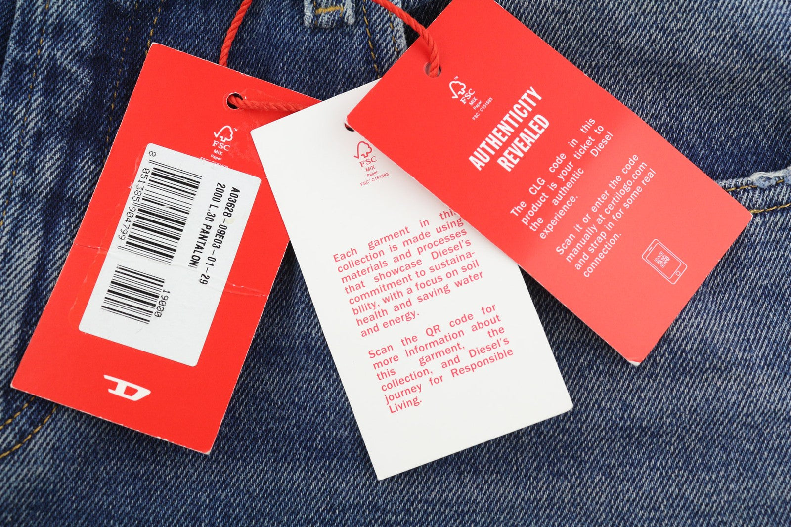 DIESEL 2000 09E03 Women's Jeans W29/L30 Mid Waist Flared Regular Washed Denim