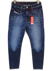 DIESEL D-Fayza 09C63 Women's Jeans W26/L32 Slim Ankle Blue Washed RRP250