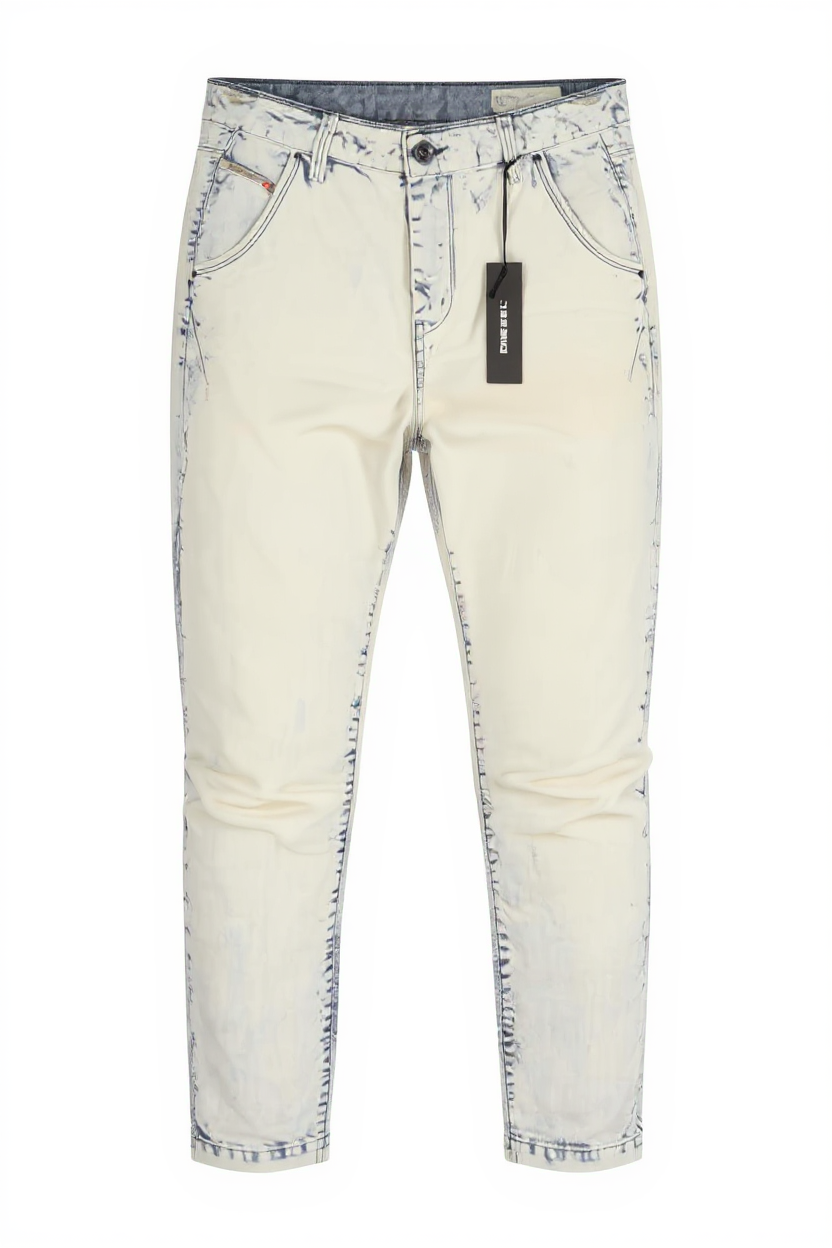 DIESEL Fayza-Evo 0682E Women's Jeans W25/L32 Low Waist Relaxed Boyfriend Washed