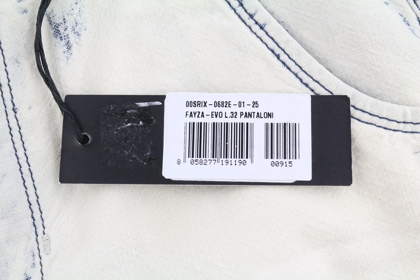 DIESEL Fayza-Evo 0682E Women's Jeans W25/L32 Low Waist Relaxed Boyfriend Washed