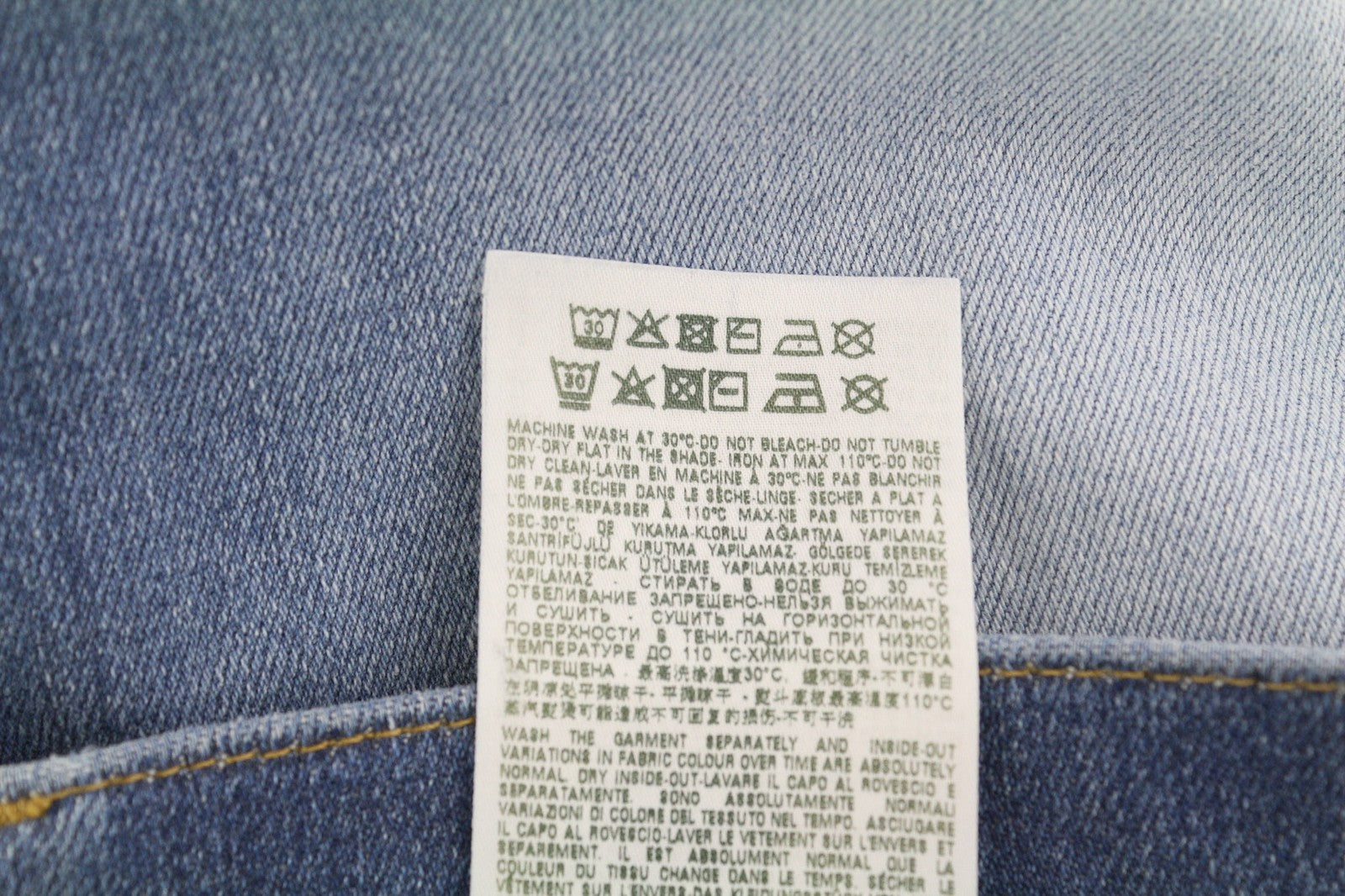 DIESEL D-Mihtry 009NF Men's Jeans W30/L30 Washed Straight Stretch Button Fly