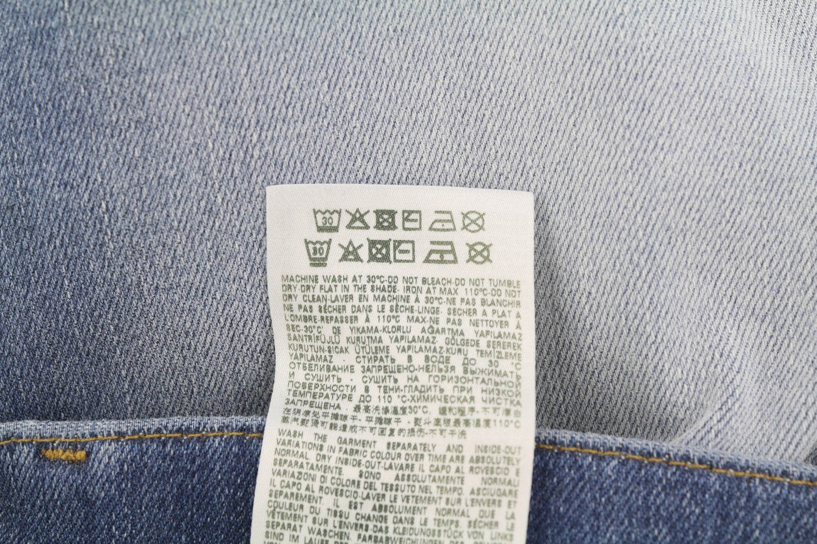 DIESEL D-Mihtry 009NF Men's Jeans W31/L30 Straight Fit Washed Button Stretch