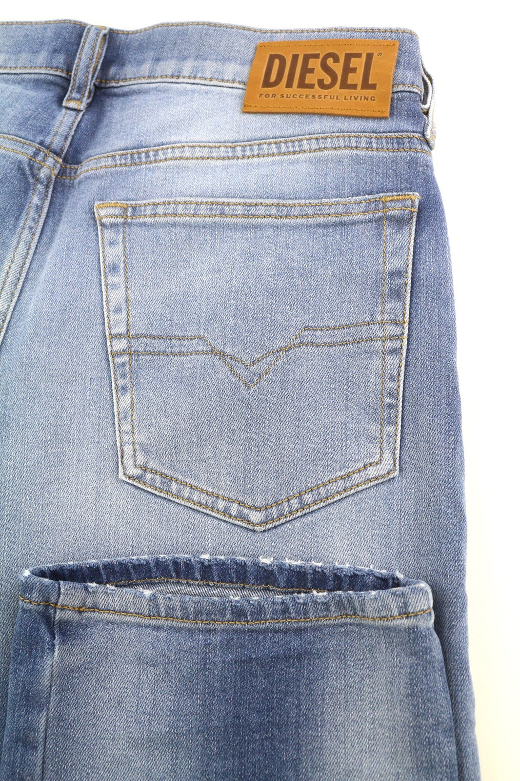 DIESEL D-Mihtry 009NF Men's Jeans W31/L30 Straight Fit Washed Button Stretch