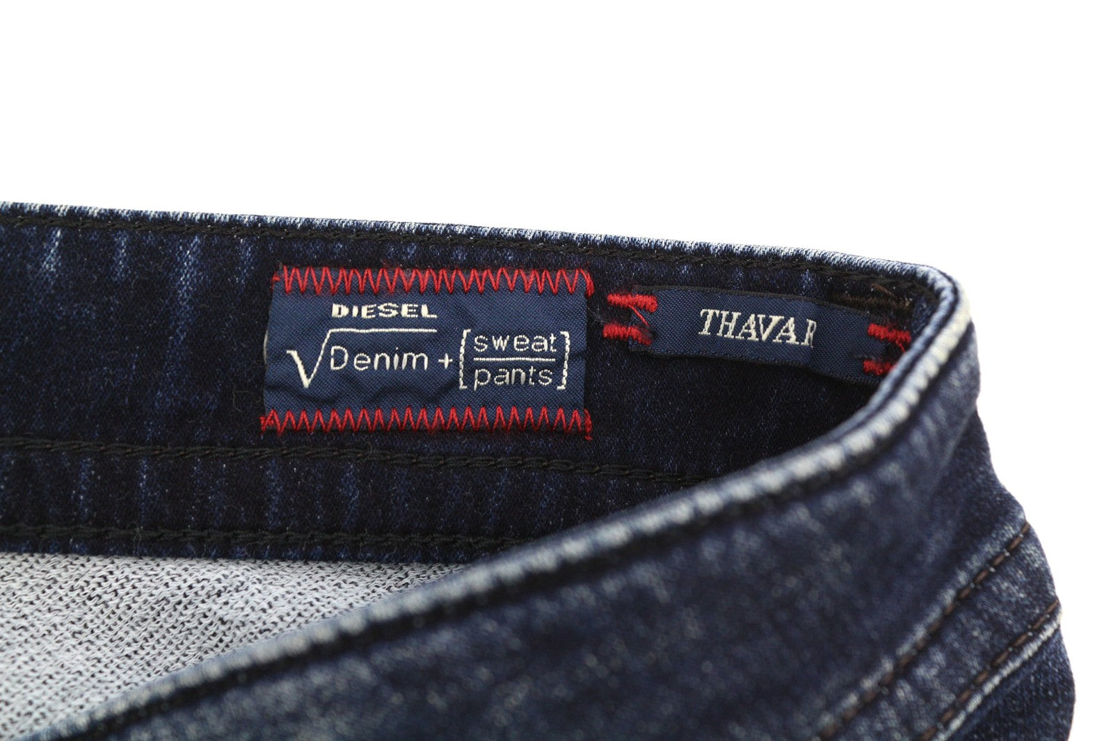 DIESEL Thavar-Ne 0607U Men's Jeans W28 Jogg Ripped Distressed Blue RRP200