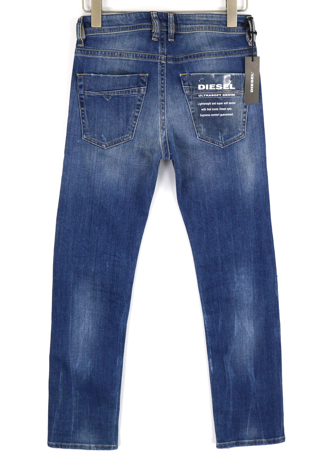 DIESEL Akee 084GG Men's Jeans W27/L30 Slim Tapered Ultrasoft Stretch Denim