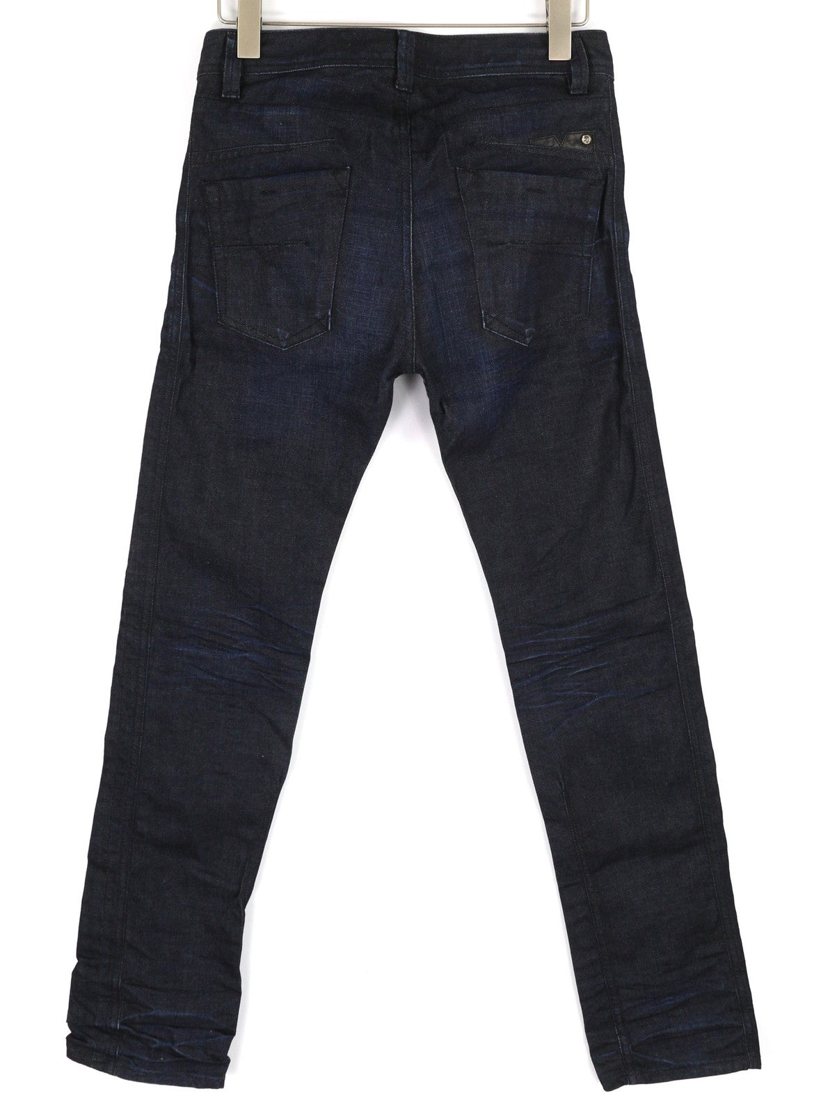 DIESEL Darron 0835G Men's Jeans W28/L34 Slim Tapered Dark Blue Buttoned