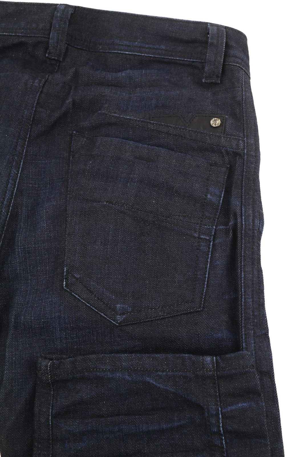 DIESEL Darron 0835G Men's Jeans W28/L34 Slim Tapered Dark Blue Buttoned