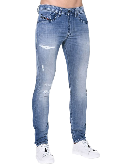 DIESEL Thommer-T 8880T Men's Jeans W29 Jogg Slim Washed Distressed Stretch