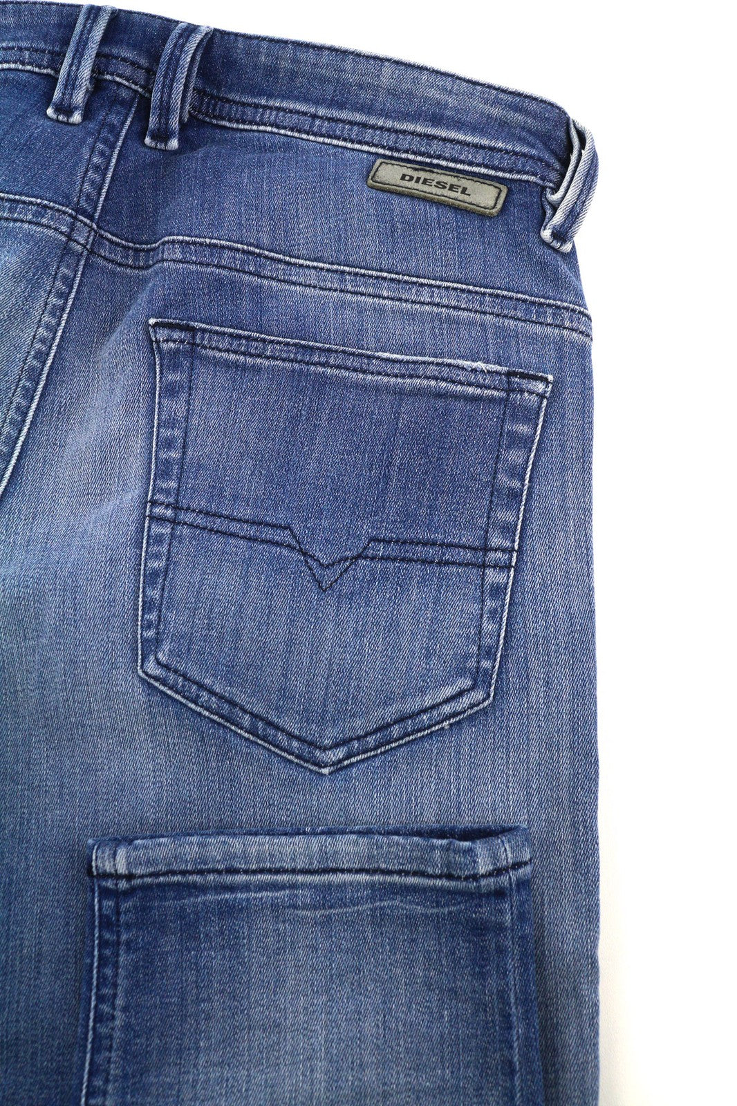 DIESEL Thommer-T 8880T Men's Jeans W29 Jogg Slim Washed Distressed Stretch