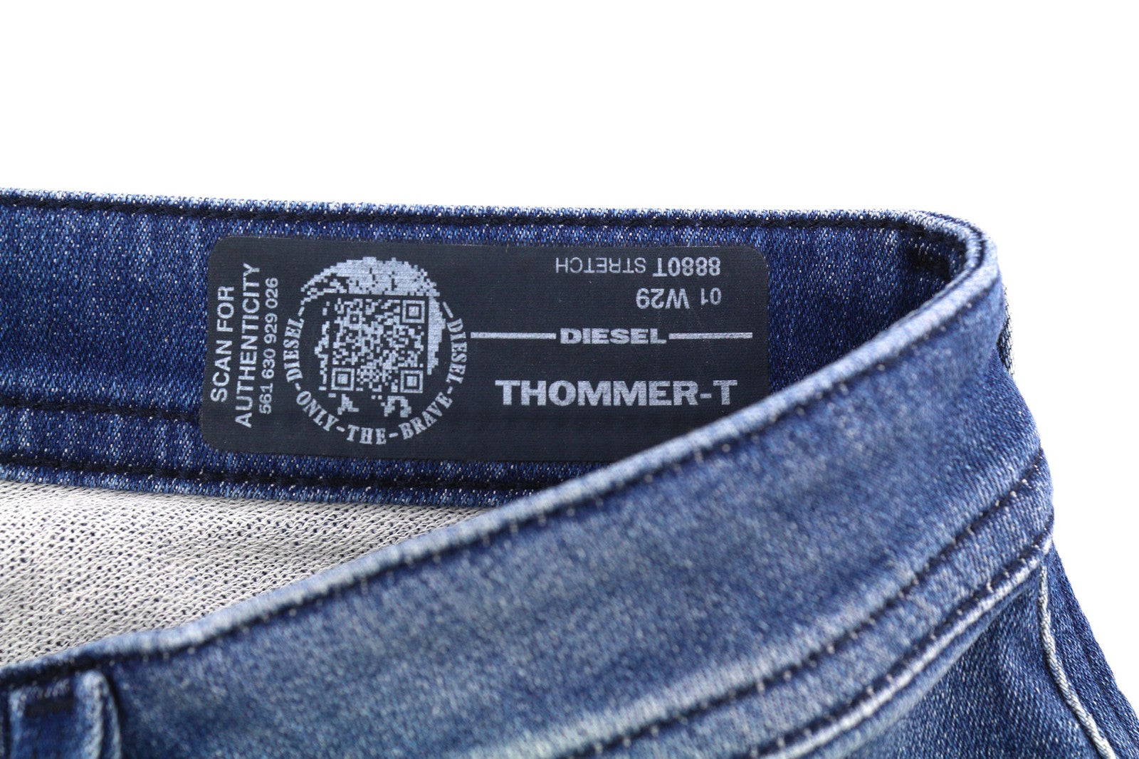 DIESEL Thommer-T 8880T Men's Jeans W29 Jogg Slim Washed Distressed Stretch