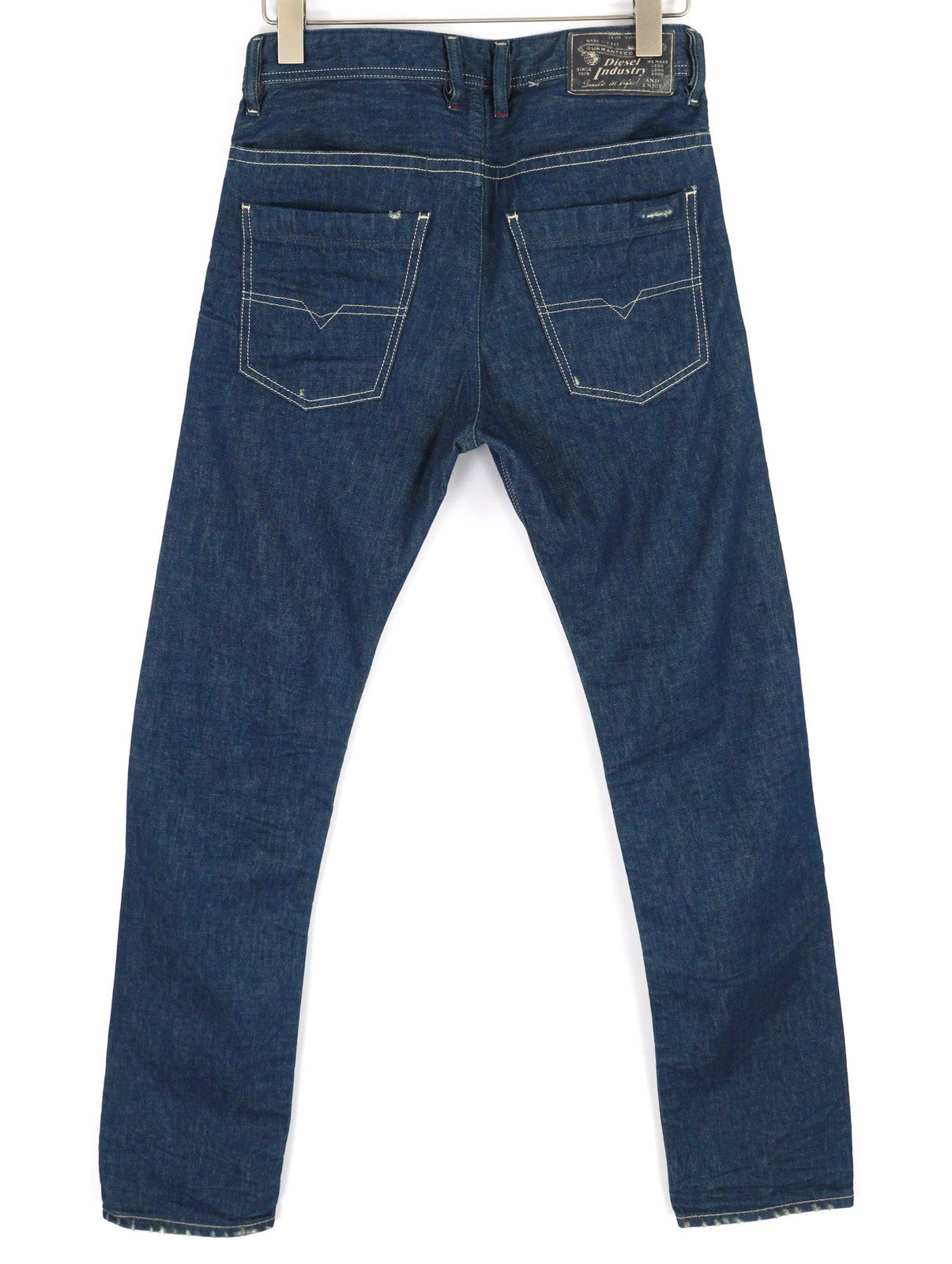 DIESEL Braddom 8880K Men's Jeans W27/L32 Slim Carrot Washed Blue Buttoned