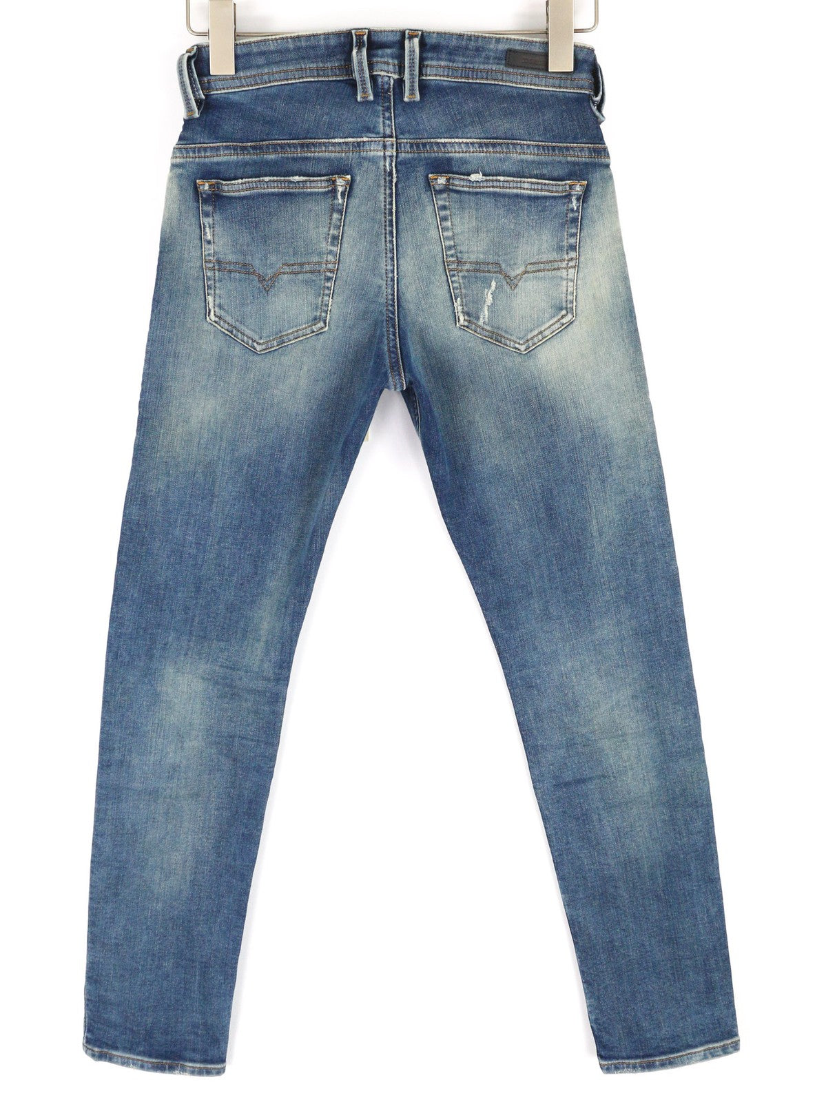 DIESEL Thommer-T 084YQ Men's Jeans W27 Jogg Slim Stretch Blue Washed Fit