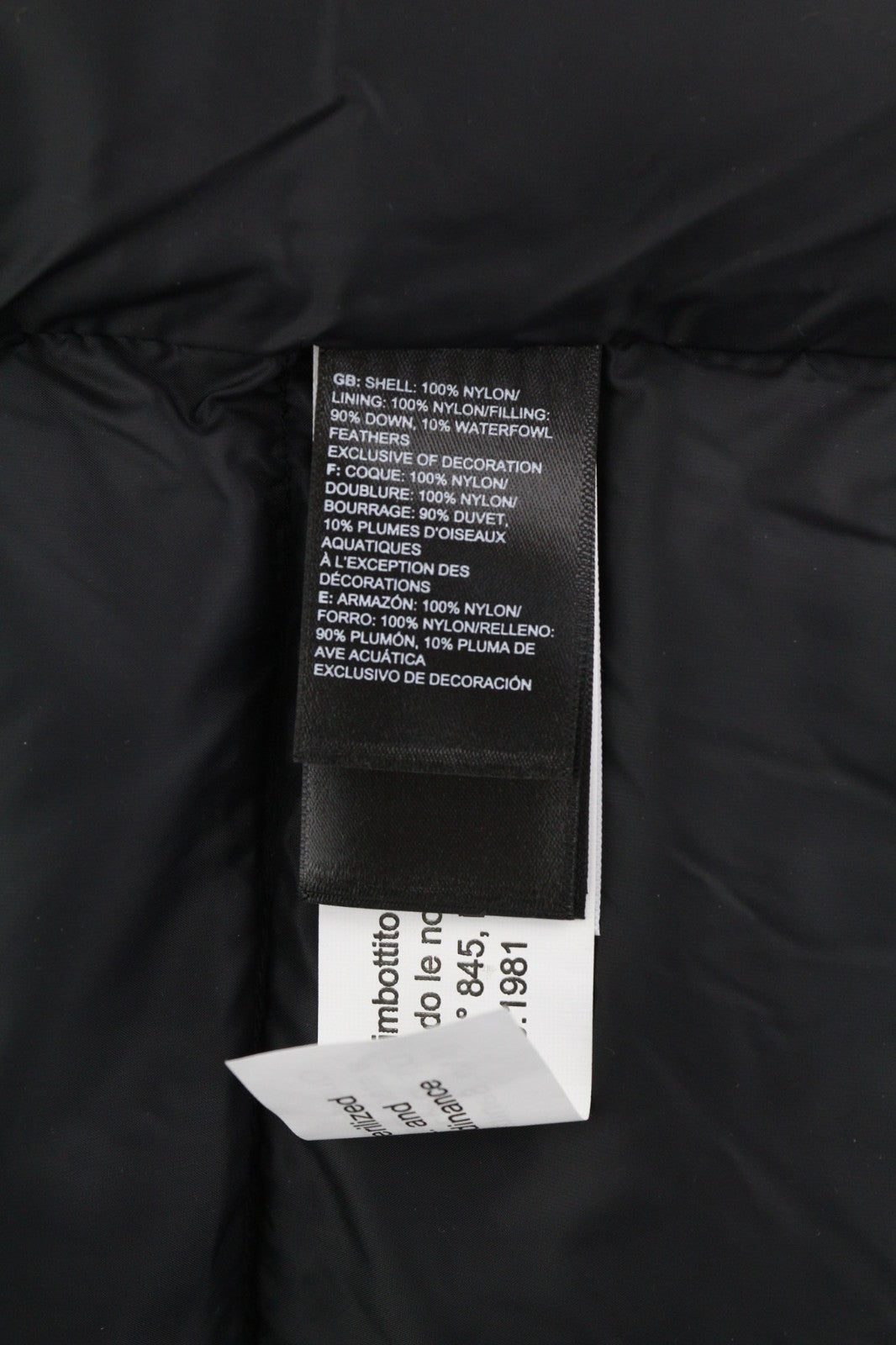 THE NORTH FACE Diablo Down Men's Jacket S 700 Fill Black Quilted Logo