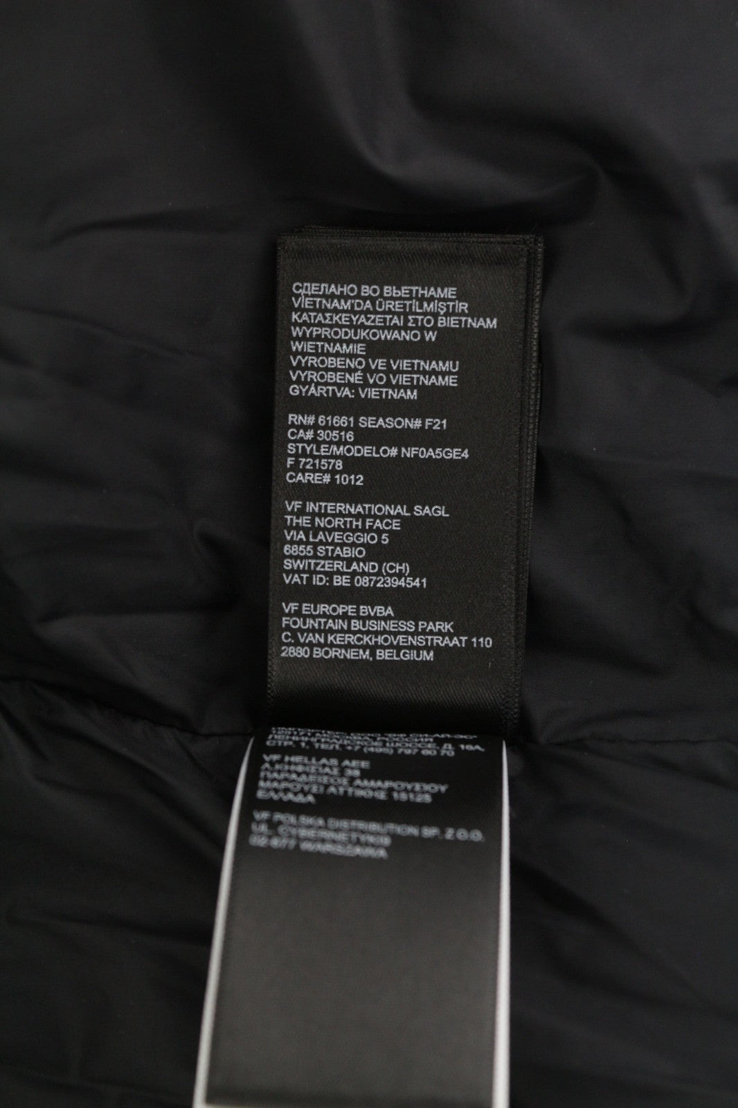 THE NORTH FACE Nimble 700 Women's Jacket S Down Hooded Quilted Black Puffer