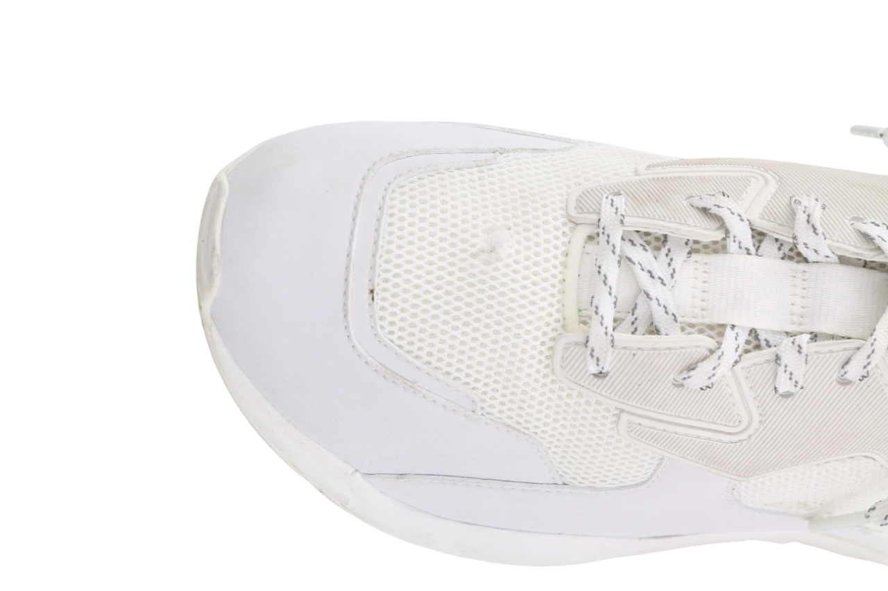 TIMBERLAND A219C Women's Sneakers UK7 EU40 White Lace Up Almond Toe Low Top