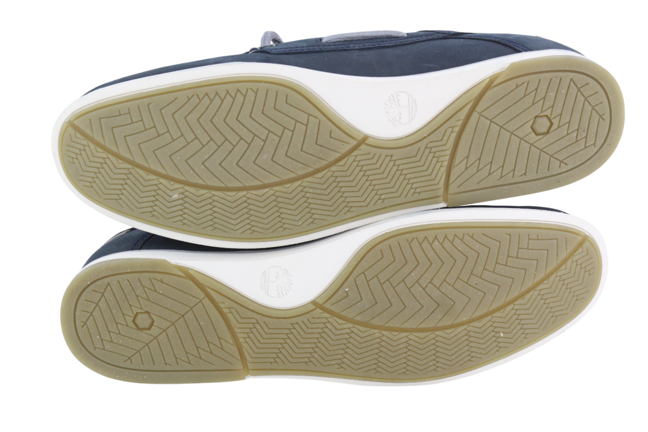 TIMBERLAND A416H Men's Shoes UK9.5 EU44 Blue Leather Low Top Almond Toe Cloud