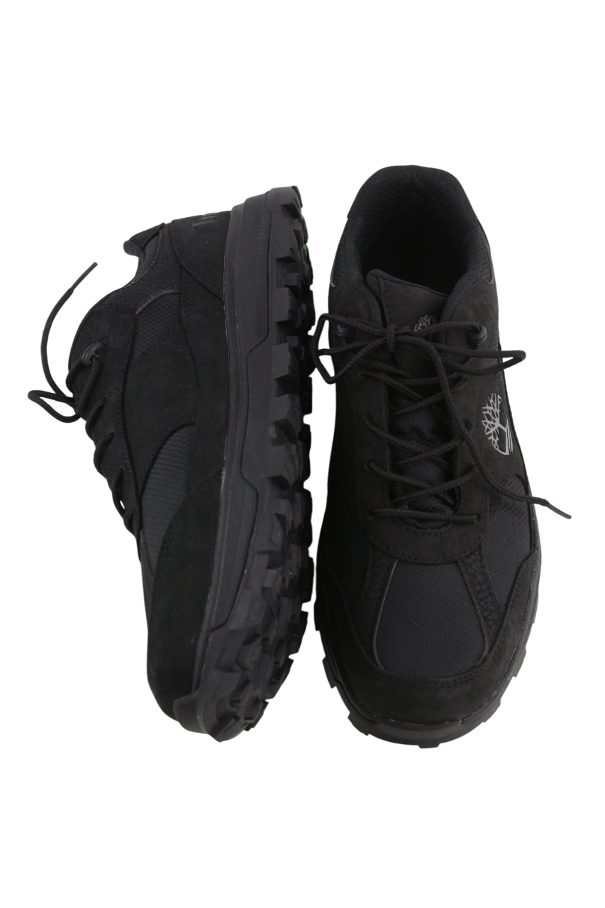 TIMBERLAND A2QJ6 Boys Shoes UK5/5.5 EU38/39 Black Lace Up Low Top Gore-Tex