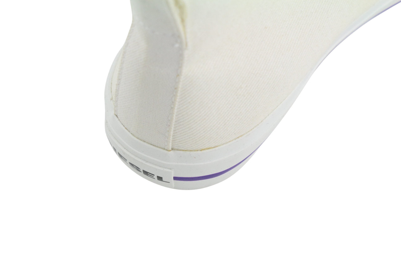 DIESEL S-Astico Mzip Women's Sneakers EU40.5 White Zip High Top RRP180