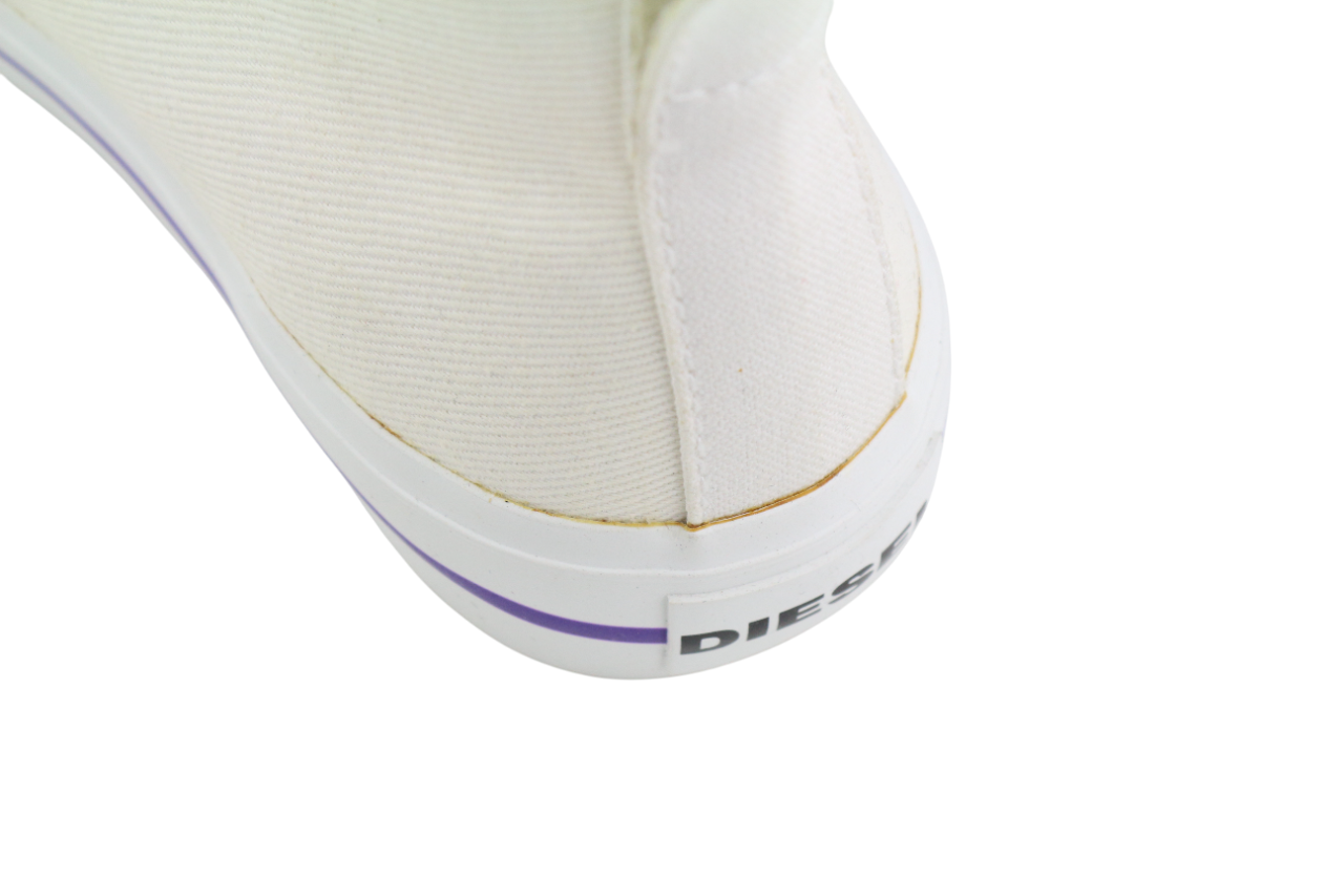 DIESEL S-Astico Mzip Women's Sneakers EU40.5 White Zip High Top RRP180