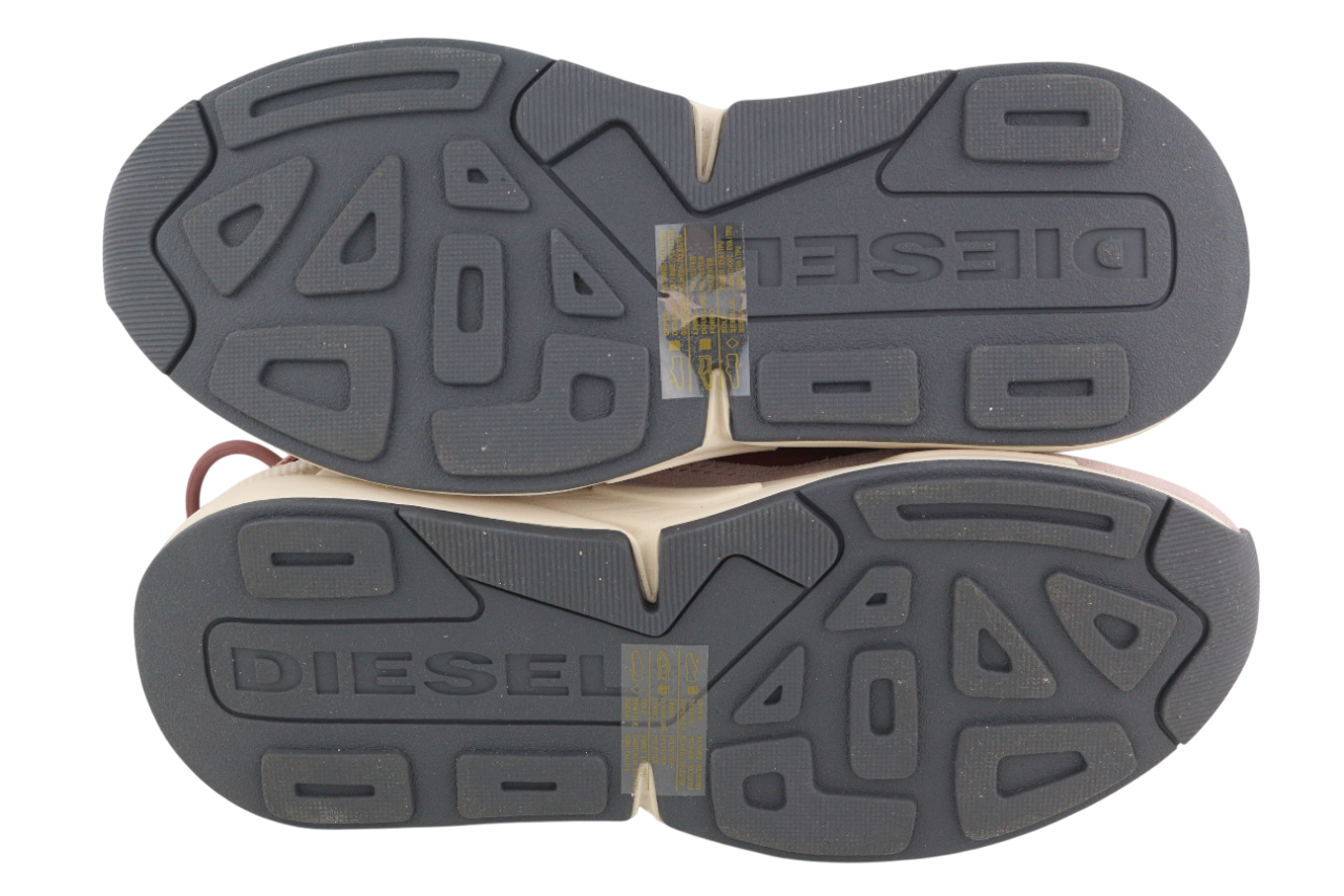 DIESEL S-Serendipity LC Women's Sneakers EU37 Purple Low Lace Almond Toe RRP150