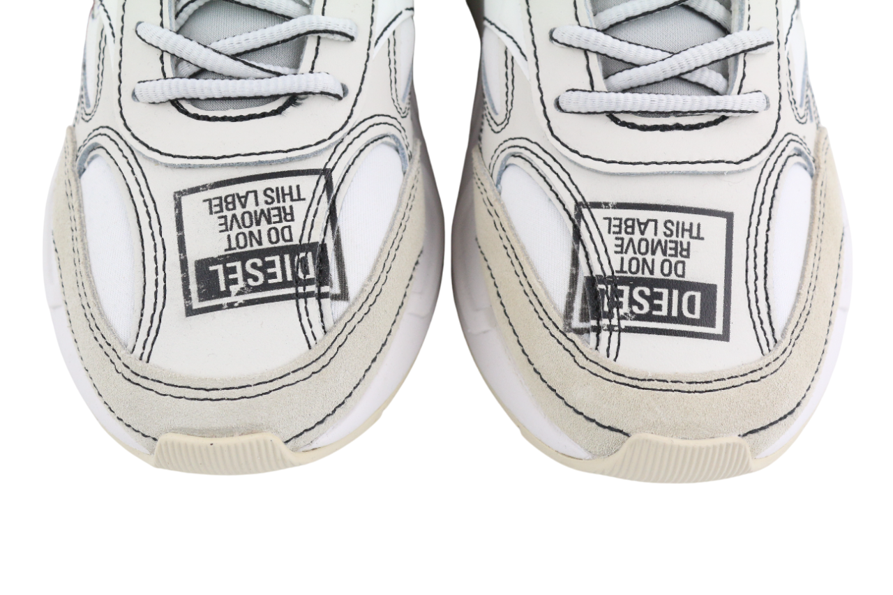 DIESEL S-Serendipity Sport Women's Sneakers EU36 White Low Lace Almond RR225