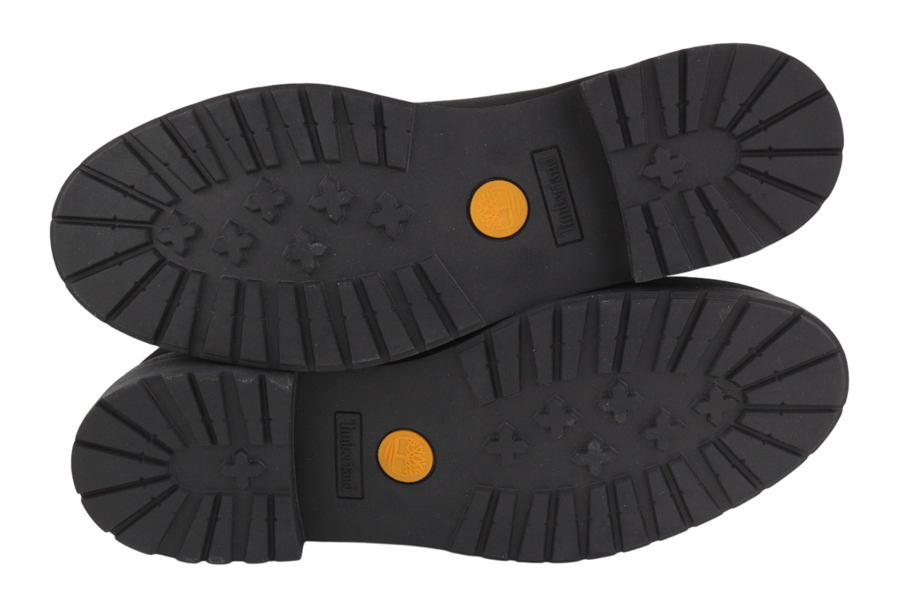 TIMBERLAND A2KSV Women's Boots UK5 EU38 Black Leather Ankle Lace Almond Logo