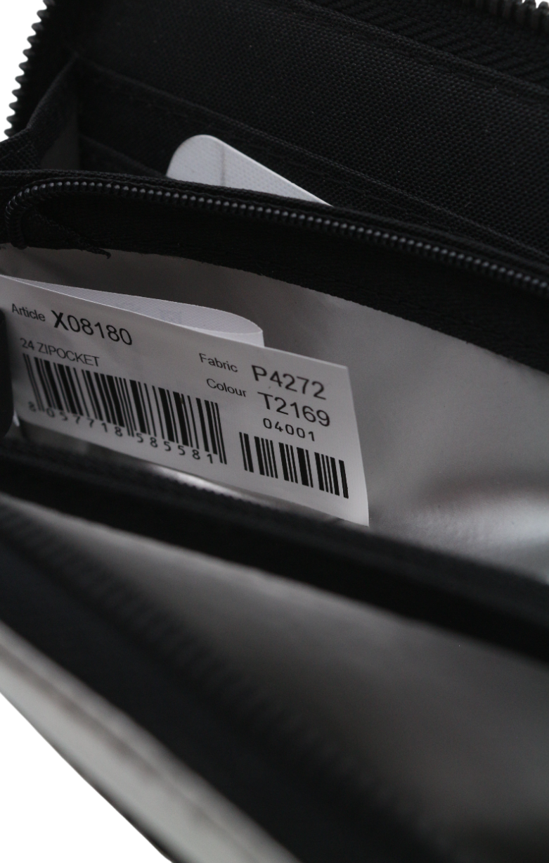 DIESEL 24 Zip Pocket Women's Wallet One Size Brown Zip All Season Logo