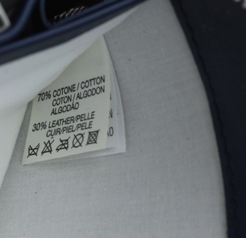 DIESEL Continental Zip Men's Wallet One Size Blue Denim Look Zip RRP120