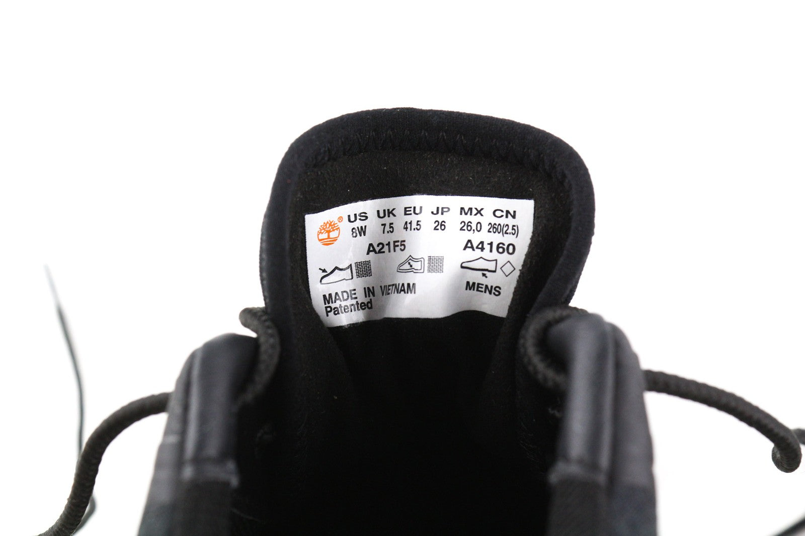 TIMBERLAND A21F5 Men's Shoes UK7/7.5 EU41/41.5 Black Almond Toe Sensorflex