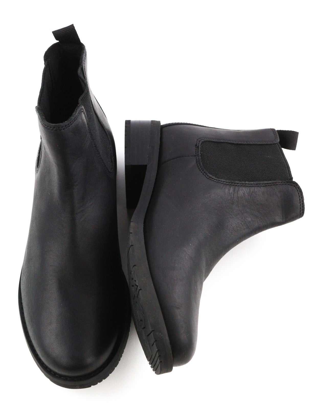 TIMBERLAND A2JGQ Women's Boots UK4.5/5 EU37.5/38 Black Leather Almond Chelsea