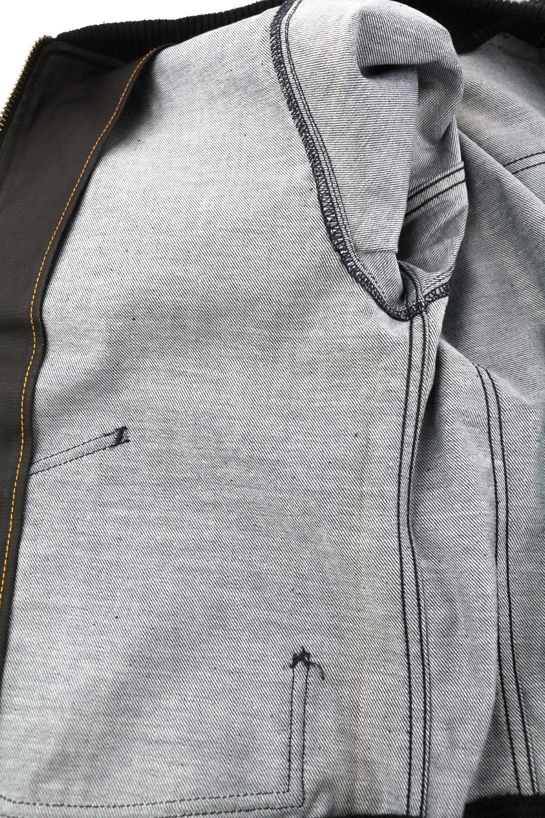 NUDIE JEANS Severin Short Rib Men's Jacket S Black Coated Bomber Zip Logo