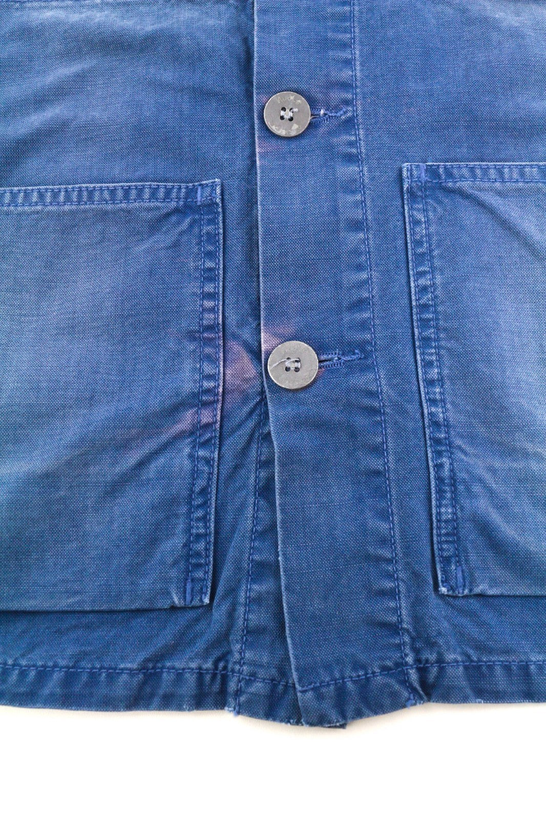 NUDIE JEANS Paul Men's Jacket S Oden Blue Washed Worker Spread  Button
