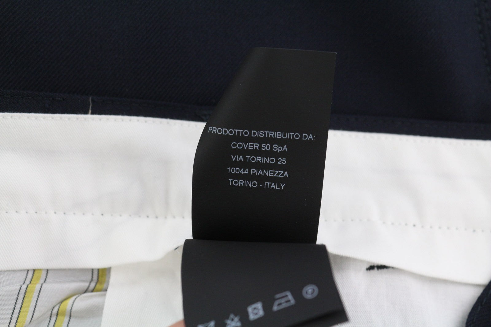 PT TORINO The Worker Men's W34 Wool Fleece Blend Tapered Button Trousers