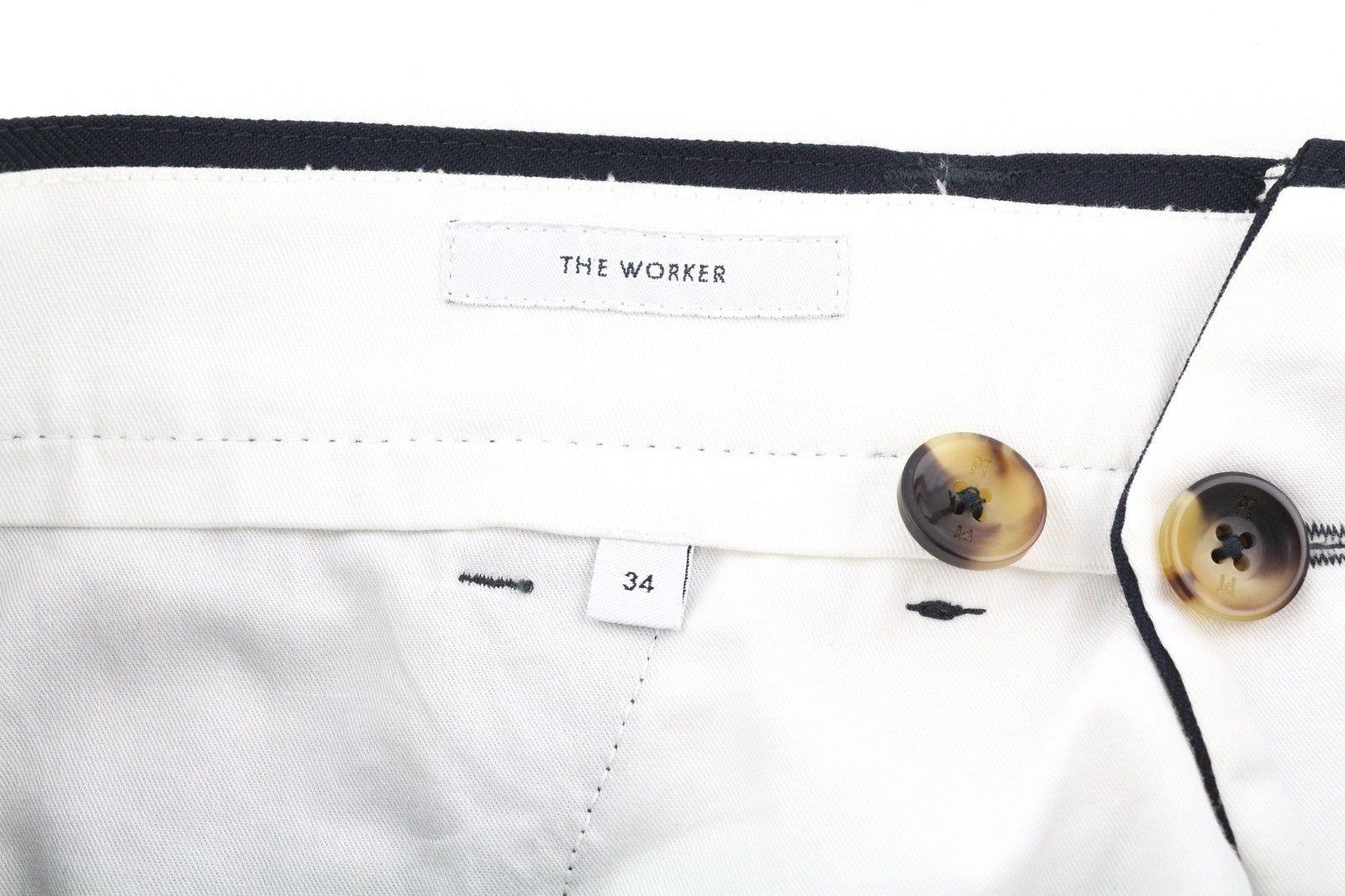 PT TORINO The Worker Men's W34 Wool Blend Fleece Tapered Trousers